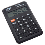 Калькулятор карманный 10 разрядов " deVente " DP-1610, 64*98*12мм, батарея, черный