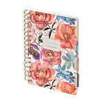 Блокнот А5 7БЦ 120л " Bruno Visconti " Art Journal. Флора. Цветочная феерия, смешанная линовка, обложка - ламинированный картон, 4 разделителя, спираль, тонированный блок, скругленные углы, 165*210мм