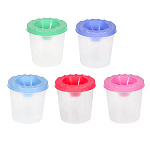 Стакан-непроливайка " Пчелка " Нежный микс одинарный, ассорти (без возможности выбора цвета)