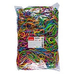 Резинка банковская " deVente " цветная 1000г, длина 60мм, каучук