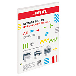 Бумага " deVente " А4 80г/м 100л белая, пакет с клейким клапаном
