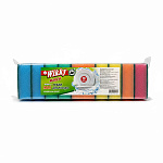 Губка для посуды " Wikky " Макси 10шт 90*60*35мм, ассорти