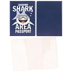 Обложка для паспорта " Миленд " Акула-улыбака, 130*95мм, ПВХ, slim