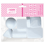 Набор пенопластовых заготовок " deVente " Геометрические фигуры, в наборе: шар d=6см 1шт, пирамида 5,5*4,5см 1шт, куб 5см 1шт, прямой параллелепипед 7*4,9см 1 шт, пятиугольная призма 6,2*1,4см 1 шт, цилиндр 7*4,6см 1 шт, наклонный параллелепипед 7,5*5,8*4