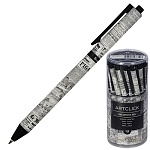 Ручка шариковая автоматическая " Bruno Visconti " ArtСlick Газета синяя 0,5мм, непрозрачный пластиковый корпус, пластиковый бокс