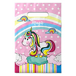 Пакет ПЭ " Интерпак " с вырубной ручкой ПВД, 20*30см 30мкм Зефирка