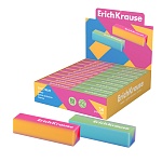 Ластик " Erich Krause " Spectrum 60*15*15мм, прямоугольный, картонный дисплей