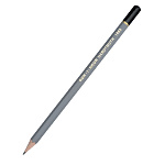 Карандаш ч/гр " Koh-i-Noor " Hardtmuth 2H шестигранный, деревянный, цвет корпуса - серый, заточенный, картонная упаковка