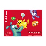 Альбом А4 40л жесткая подложка " Erich Krause " Jolly Friends, обложка- мелованный картон, склейка, блок- офсет 120г/м2, 1 дизайн в коробке