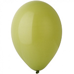 Шар латексный пастель 14"/36см Оливковый (Green Olive)