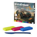 Пластилин " Erich Krause " Road Beast 12цв, 180г, со стеком, картонная коробка