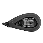 Корректирующая лента " deVente " Total Black 5мм*12м, черный полупрозрачный корпус, фронтальный аппликатор, картонный блистер, европодвес