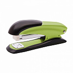Степлер №24/6, 26/6 на 25л " Lamark " 100скоб Ulrich металлический, встроенный антистеплер, противоскользящая резиновая вставка, два режима скрепления скоб, глубина закладки бумаги 57мм, металлический механизм подачи скоб, светло-зеленый, картонная упаков