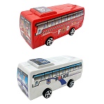 Машинка " KWELT " Служебный автобус 12*4,5см, ассорти (без возможности выбора цвета), пакет