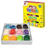 Тесто для лепки " Луч " Кроха 12цветов 420г