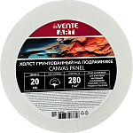 Холст " deVente " Artistic studio d=20см белый, на подрамнике, хлопок, мелкое зерно, грунтованный, термоусадочная пленка