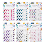 Набор страз акриловых " Mazari " 10,4*16см, 6 дизайнов, ассорти (без возможности выбора цвета), пакет, европодвес