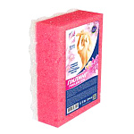 Губка для тела " Эдит " Пилинг 15*9*5см, розовая