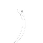 Кабель сетевой USB - MicroUSB " Smartbuy " S25 Soarer белый, 1м, 3A, силикон