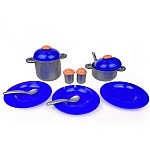 Набор посуды " Лена " Детский №3 14 деталей, пластик