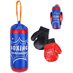 Набор для бокса " Рыжий кот " Победитель, в наборе: груша 33см, перчатки, упаковка-сетка