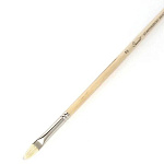 Кисть " Сонет " щетина овальная № 2 ( 6мм) длинная ручка покрытая лаком