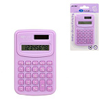 Калькулятор карманный 8 разрядов " Basir " МС-887, 97*60*8мм, двойное питание, фиолетовый