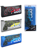 Пенал-косметичка " KWELT " 1 отделение 210*90*40мм Revolver, цвет - ассорти (без возможности выбора цвета), текстиль, пластиковая упаковка, европодвес