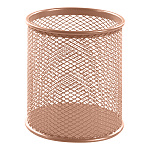 Стакан " KWELT " 9*9,5см, металлический сетчатый, круглый, медный