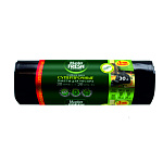 Мешки для мусора " Master Fresh "  30л 20шт черные, прочные, толщина 20мкм, в рулоне