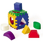 Игра логическая 2+ " Рыжий кот " Куб малый, состав: 1 куб, 6 фигур, размер 8*8см