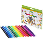 Фломастеры " Hatber " ECO Жж-Мяу 18цв круглые, вентилируемый колпачок, картонная упаковка, европодвес