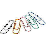 Скрепки " deVente " 28мм металлические цветные, 100шт, картонная коробка