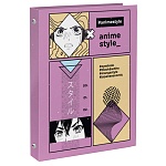 Тетрадь на кольцах А5 120л клетка " Schoolformat " Новое поколение. Аниме, офсет, обложка - мелованный картон, матовая ламинация, 1 дизайн в коробке