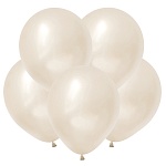 Шар латексный " Браво " металлик 12"/30см белый