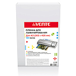 Пленка для ламинирования " deVente " А3 0,06мм, глянцевая, 100л, 303*426мм