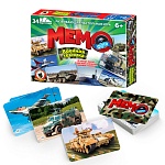 Игра карточная " Русский стиль " Фото-мемо. Военная техника, состав: 34 карточки, картонная упаковка, 16*12*2см