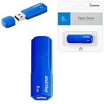 Флеш-диск " SmartBuy " 8GB Clue синий USB 2.0