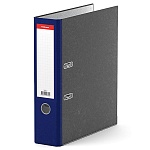 Папка-регистратор А4 " Erich Krause " Original сборная 70мм серый мрамор, этикетка для маркировки, металлическая окантовка, синий корешок