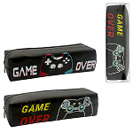 Пенал-тубус " KWELT " 1 отделение, 210*60*40мм, Game over, цвет - ассорти (без возможности выбора цвета), искусственная кожа, пластиковая упаковка, европодвес