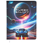 Дневник 1-11 класс искусственная кожа " deVente " Turbo Galaxy, блок- офсет 80г/м2, поролон, печать в 1 краску, отстрочка, ляссе, 48л