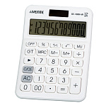 Калькулятор настольный 12 разрядов " deVente " DC-108N-W, 98*136*31мм, двойное питание, белый