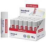 Клей-карандаш " Erich Krause " Standard 19гр, основа PVP, картонный дисплей