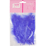 Перья для декорирования " deVente " Diy Фиолетовые, от 10см до 15см, пакет, европодвес