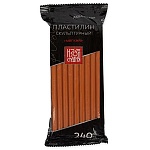 Пластилин " Изостудия " скульптурный 240г №9 терракотовый, мягкий, индивидуальная упаковка