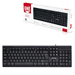 Клавиатура " Smartbuy " One 114 черная, проводное подключение USB, картонная упаковка