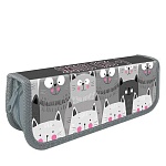 Пенал " Пчелка " ПО-01 1 отделение 65*190*30мм Улыбчивые котики, ламинированный картон