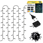 Гирлянда светодиодная " Миленд " 12м, 120 ламп, холодный белый свет, 8 режимов