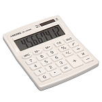 Калькулятор настольный 8 разрядов " deVente " DD-3308W, 105*127*21мм, двойное питание, белый