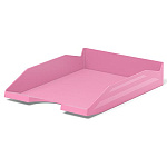 Лоток для бумаг горизонтальный пластиковый " Erich Krause " Office, Pastel, розовый